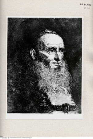 Vorderseite von Tomba, Verona [http://creativecommons.org/publicdomain/mark/1.0/] Kopf eines alten Mannes mit Bart (Blatt 16 aus der Serie "Raccolta di teste numero trenta... Libro Primo", 30 + 2 Blatt) - , bh434086. Foto.