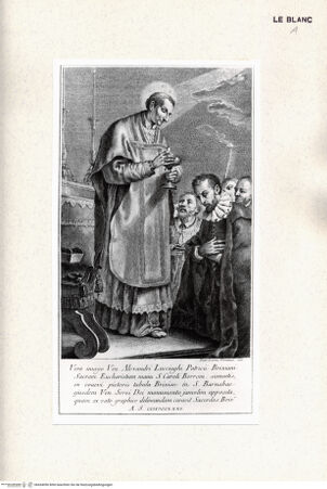 Vorderseite von Umberto Tomba Verona [http://creativecommons.org/publicdomain/mark/1.0/] Alessandro Luzzago empfängt die Heilige Kommunion von dem Heiligen Karl Borromäus - , bh434096. Foto.