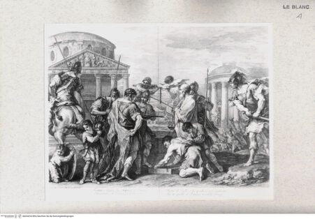 Vorderseite von Umberto Tomba, Verona [http://creativecommons.org/publicdomain/mark/1.0/] Camillus legt das Schwert auf die Wage - , bh434224. Foto.