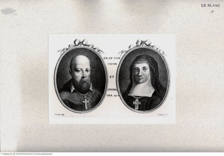 Vorderseite von Tomba, Verona [http://creativecommons.org/publicdomain/mark/1.0/] San Francesco di Sales und Santa Maria Alacoque - , bh434228. Foto.