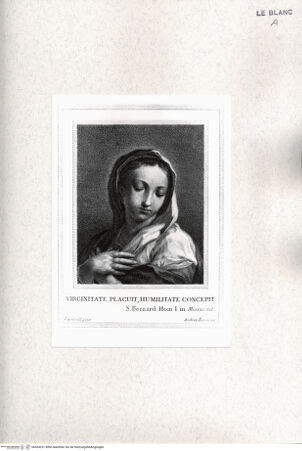 Vorderseite von Umberto Tomba Verona [http://creativecommons.org/publicdomain/mark/1.0/] Brustbild Marias - , bh434231. Foto.