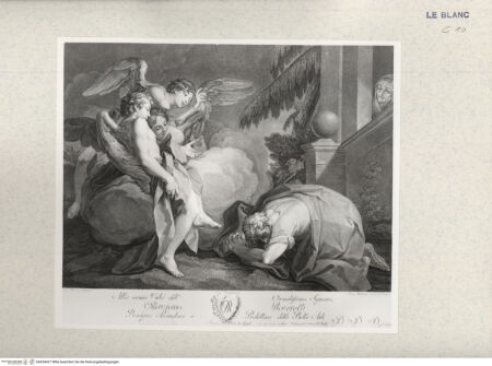 Vorderseite von Umberto Tomba Verona [http://creativecommons.org/publicdomain/mark/1.0/] Abraham und die drei Engel - , bh434427. Foto.