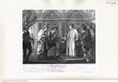 Vorderseite von Tomba, Verona [http://creativecommons.org/publicdomain/mark/1.0/] Dante Alighieri vor Can Grande - , bh434436. Foto.