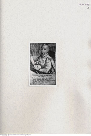 Vorderseite von Stift Göttweig, Graphisches Kabinett [http://creativecommons.org/publicdomain/mark/1.0/] Bildnis des Frans I. Floris de Vriendt (aus der Serie "H. Hondii ...", 72 Blatt, bzw. "Theatrum honoris ...") - , bh434540. Foto.