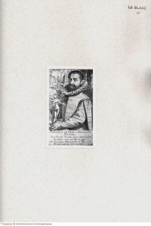 Vorderseite von Graphisches Kabinett, Göttweig [http://creativecommons.org/publicdomain/mark/1.0/] Bildnis des Adriaen de Vries (1618) - , bh434555. Foto.