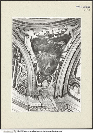 Vorderseite von Sopr BAS ROMA [https://www.deutsche-digitale-bibliothek.de/content/lizenzen/rv-ez/] EvangelistenEvangelist Matthäus - Evangelist Matthäus, bh435774_recto. Foto.