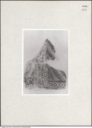 Vorderseite von Ventura, L. [https://www.deutsche-digitale-bibliothek.de/content/lizenzen/rv-ez/] Szenen aus dem Buch Genesis und aus dem Leben von Christus (erste und zweite Schicht)Südgewölbe: die Taufe Christi, die Darstellung Christi im Tempel, die Auferweckung des Lazarus oder der Einzug in Jerusalem(?) - Fragment mit Rahmen zwischen zwei Registern (Westseite), bh436131_recto. Foto: Ventura, L..