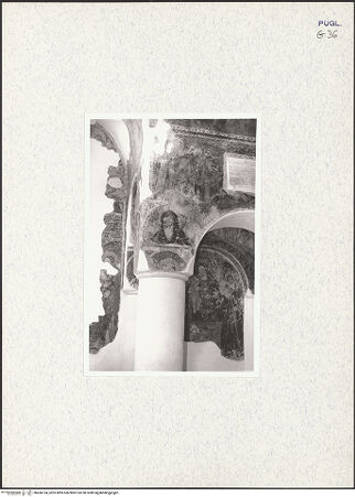 Vorderseite von Safran, Linda [https://www.deutsche-digitale-bibliothek.de/content/lizenzen/rv-ez/] Madonna, Heiligen und Stifter (dritte, vierte und fünfte Schicht)Nordöstlicher Kuppelpfeiler: Heiliger Antonius Abbas, Heilige Lucia (fünfte Schicht) - Südseite: Heiliger Antonius Abbas, bh436154_recto. Foto: Safran, Linda.