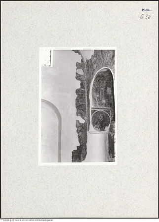 Vorderseite von Safran, Linda [https://www.deutsche-digitale-bibliothek.de/content/lizenzen/rv-ez/] Szenen aus dem Buch Genesis und aus dem Leben von Christus (erste und zweite Schicht)Nordöstliches Gewölbe: die Fußwaschung und das Abendmahl - Die Fußwaschung, Detail: Apostel links (Wandpfeiler unten: heiliger Leonard), bh436156_recto. Foto: Safran, Linda.