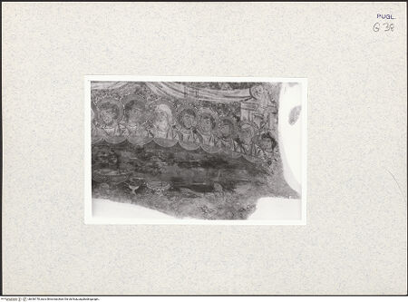 Vorderseite von Safran, Linda [https://www.deutsche-digitale-bibliothek.de/content/lizenzen/rv-ez/] Szenen aus dem Buch Genesis und aus dem Leben von Christus (erste und zweite Schicht)Nordöstliches Gewölbe: die Fußwaschung und das Abendmahl - Das Abendmahl, Teilansicht, bh436178_recto. Foto: Safran, Linda.