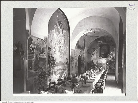 Vorderseite von Alinari [https://www.deutsche-digitale-bibliothek.de/content/lizenzen/rv-ez/] Hotel Pagano - Bankettsaal, bh436611_recto. Foto.