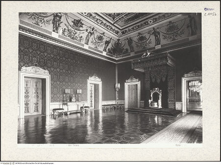 Vorderseite von Alinari [https://www.deutsche-digitale-bibliothek.de/content/lizenzen/rv-ez/] Palazzo RealeSala del Trono - Teilansicht, bh436626_recto. Foto.