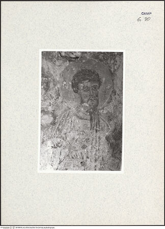 Vorderseite von Pace, Valentino [https://www.deutsche-digitale-bibliothek.de/content/lizenzen/rv-ez/] Christi Himmelfahrt - Unteres Register, Detail, Apostel 4 (links), bh438690_recto. Foto: Pace, Valentino.