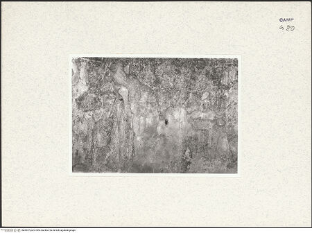 Vorderseite von Pace, Valentino [https://www.deutsche-digitale-bibliothek.de/content/lizenzen/rv-ez/] Christi Himmelfahrt - Unteres Register, Detail, Apostel 5 und 6 und Mittelfeld (links), bh438709_recto. Foto: Pace, Valentino.