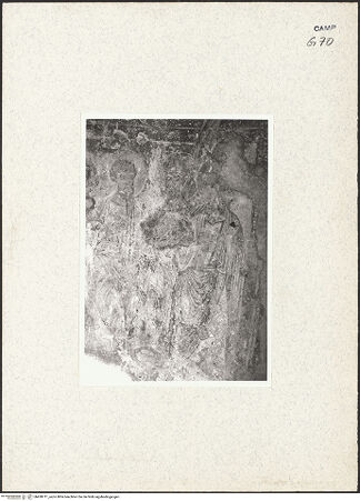 Vorderseite von Pace, Valentino [https://www.deutsche-digitale-bibliothek.de/content/lizenzen/rv-ez/] Christi Himmelfahrt - Unteres Register, Detail, Apostel 4 und 5 (links), bh438711_recto. Foto: Pace, Valentino.