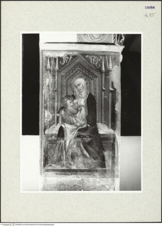 Vorderseite von Museum [https://www.deutsche-digitale-bibliothek.de/content/lizenzen/rv-ez/] Maria lactans - , bh438900_recto. Foto.