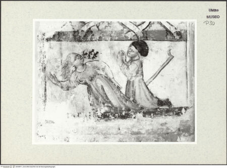 Vorderseite von Museum [https://www.deutsche-digitale-bibliothek.de/content/lizenzen/rv-ez/] Heiliger Bernhard von Siena - Detail: Wunder des heiligen Bernhard, bh438911_recto. Foto.