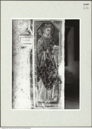 Vorderseite von Museum [https://www.deutsche-digitale-bibliothek.de/content/lizenzen/rv-ez/] Szenen aus dem Leben des Heiligen Antonius Abbas und HeiligeHeiliger Fortunatus - Gesamtansicht, bh438925_recto. Foto.