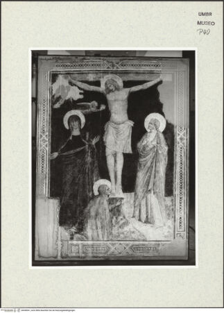 Vorderseite von Museum [https://www.deutsche-digitale-bibliothek.de/content/lizenzen/rv-ez/] Kreuzigungsgruppe - Gesamtansicht, bh438941_recto. Foto.