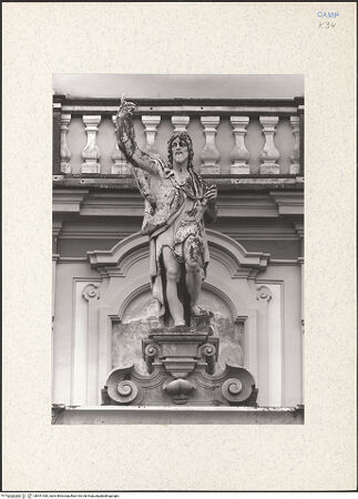 Vorderseite von Bibliotheca Hertziana [https://www.deutsche-digitale-bibliothek.de/content/lizenzen/rv-fz/] Johannes der Täufer - Frontalansicht, bh441436_recto. Foto.