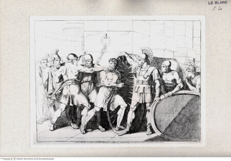 Vorderseite von Savio, Oscar [http://creativecommons.org/publicdomain/mark/1.0/] Pinelli, Bartolomeo, Istoria Romana. Incisa ad acqua forte da Bartolomeo Pinelli Romano. L'Anno 1818, e 1819. o.O.[Roma] u.J"Morte data dai Cartaginesi..."; (Taf. [51]) - , bh443451. Foto.