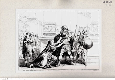 Vorderseite von Savio, Oscar [http://creativecommons.org/publicdomain/mark/1.0/] Pinelli, Bartolomeo, Istoria Romana. Incisa ad acqua forte da Bartolomeo Pinelli Romano. L'Anno 1818, e 1819. o.O.[Roma] u.J"Mentre Massinissa alleato dei Romani..."; (Taf. [66]) - , bh443452. Foto.