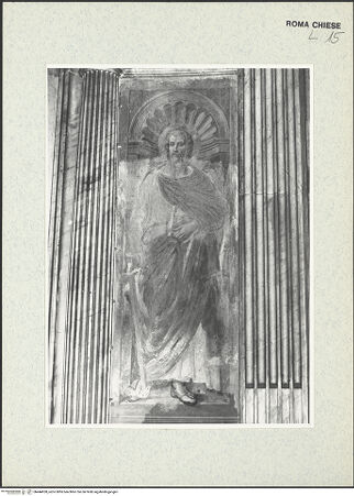 Vorderseite von Sopr. BAS ROMA [https://www.deutsche-digitale-bibliothek.de/content/lizenzen/rv-ez/] KapellenausmalungDer heilige Paulus - , bh444050_recto. Foto.