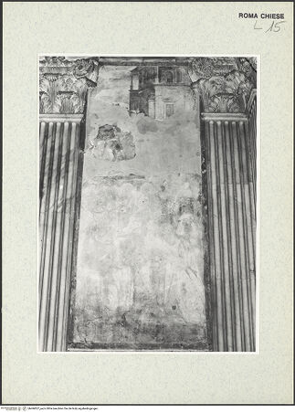 Vorderseite von Sopr. BAS ROMA [https://rightsstatements.org/page/CNE/1.0/] KapellenausmalungDer heilige Jakobus wird zur Enthauptung abgeführt und heilt auf dem Weg dahin einen Lahmen (?) - , bh444057_recto. Foto.