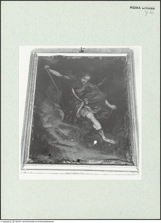 Vorderseite von Sopr. BAS ROMA [https://www.deutsche-digitale-bibliothek.de/content/lizenzen/rv-ez/] Der Erzengel Michael - Gesamtaufnahme, bh444672_recto. Foto.