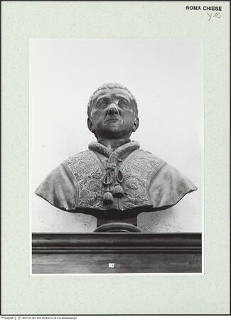 Vorderseite von Sopr. BAS ROMA [https://www.deutsche-digitale-bibliothek.de/content/lizenzen/rv-ez/] Papst Gregor XVI - Gesamtaufnahme, bh444736_recto. Foto.