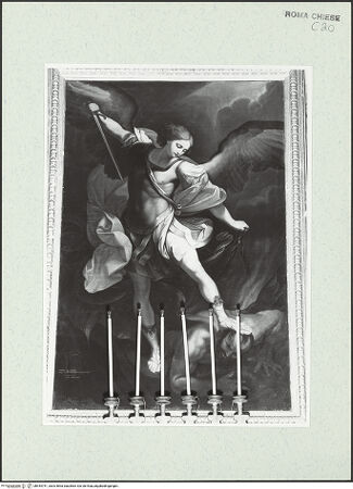 Vorderseite von Sopr. BAS ROMA [https://www.deutsche-digitale-bibliothek.de/content/lizenzen/rv-ez/] Erzengel Michael - Gesamtansicht, bh444741_recto. Foto.