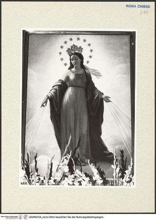 Vorderseite von Sopr. BAS ROMA [https://www.deutsche-digitale-bibliothek.de/content/lizenzen/rv-ez/] Madonna del Miracolo - Gesamtansicht, bh445254_recto. Foto.