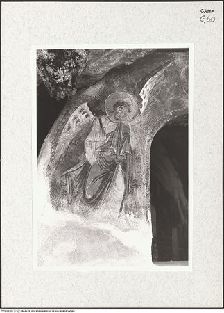 Vorderseite von Pace, Valentino [https://www.deutsche-digitale-bibliothek.de/content/lizenzen/rv-ez/] Hand Gottes und zwei Engel - Detail: Engel links (nach der Restaurierung), bh445729_recto. Foto: Pace, Valentino.