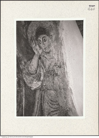 Vorderseite von Pace, Valentino [https://www.deutsche-digitale-bibliothek.de/content/lizenzen/rv-ez/] Hand Gottes und zwei Engel - Detail: Engel rechts (nach der Restaurierung), bh445744_recto. Foto: Pace, Valentino.