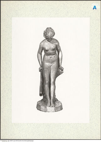 Vorderseite von The University of Chicago [https://www.deutsche-digitale-bibliothek.de/content/lizenzen/rv-ez/] Ein badendes Mädchen - , bh446377_recto. Foto.