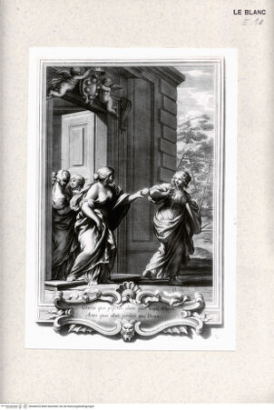 Vorderseite von Landesbildstelle Rheinland [http://creativecommons.org/publicdomain/mark/1.0/] Allegorie mit den Figuren der Algebra, der Astronomie und der Geometrie und dem Wappen der Medici: Graecia quas peperit, ... - , bh446620. Foto.