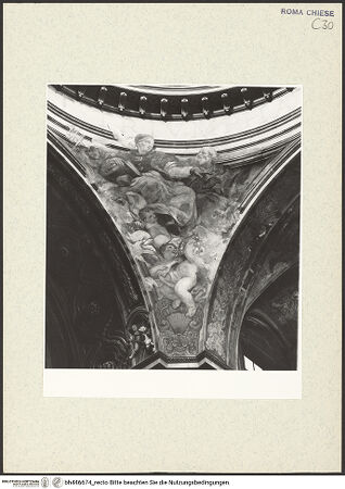 Vorderseite von Sopr. BAS ROMA [https://www.deutsche-digitale-bibliothek.de/content/lizenzen/rv-ez/] Lateinische und griechische KirchenväterDer heilige Gregor der Große und der heilige Gregor von Nazianz - Gesamtansicht, bh446674_recto. Foto.