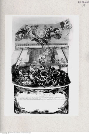 Vorderseite von unbekannt [http://creativecommons.org/publicdomain/mark/1.0/] Triumph des Apoll: Hanc solis Regiam Pictura Imaginibus ... - , bh447914. Foto.