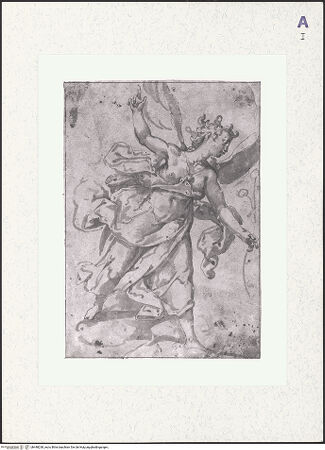 Vorderseite von Herzog Anton Ulrich-Museum [https://www.deutsche-digitale-bibliothek.de/content/lizenzen/rv-ez/] Studie für einen Engel der Verkündigung - , bh448238_recto. Foto.