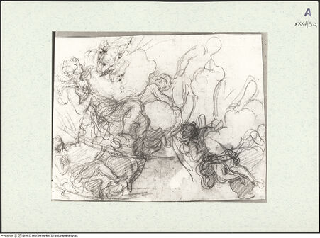 Vorderseite von Museum Kunstpalast [https://www.deutsche-digitale-bibliothek.de/content/lizenzen/rv-ez/] Skizzen zu Engeln - , bh449872_recto. Foto.