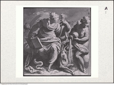 Vorderseite von Crocker Art Museum [https://www.deutsche-digitale-bibliothek.de/content/lizenzen/rv-ez/] Polyhymnia als Muse des Saturn - , bh451058_recto. Foto.