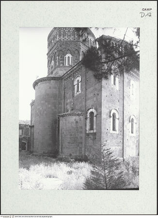 Vorderseite von Bibliotheca Hertziana [https://www.deutsche-digitale-bibliothek.de/content/lizenzen/rv-fz/] DuomoApsiden - Vierungsturm und Ostabschluss, bh451084_recto. Foto: Savio, Oscar.