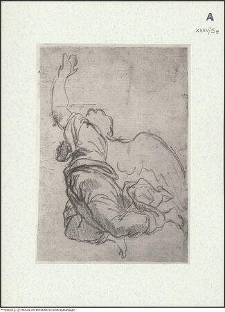 Vorderseite von Museum Kunstpalast [https://www.deutsche-digitale-bibliothek.de/content/lizenzen/rv-ez/] Engel (Nachzeichnung nach einem unbestimmten Vorbild) - , bh451356_recto. Foto.