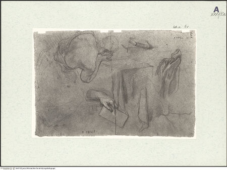 Vorderseite von Museum Kunstpalast [https://www.deutsche-digitale-bibliothek.de/content/lizenzen/rv-ez/] Detailstudien - , bh451523_recto. Foto.