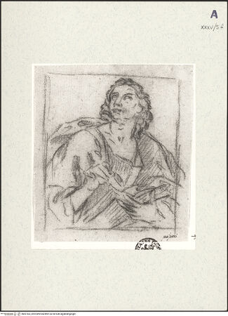 Vorderseite von Museum Kunstpalast [https://www.deutsche-digitale-bibliothek.de/content/lizenzen/rv-ez/] Der Evangelist Johannes - , bh451565_recto. Foto.