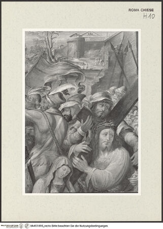 Vorderseite von Sopr. BAS ROMA [https://www.deutsche-digitale-bibliothek.de/content/lizenzen/rv-ez/] Kreuztragung - Detail, bh451895_recto. Foto.