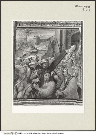 Vorderseite von Sopr. BAS ROMA [https://www.deutsche-digitale-bibliothek.de/content/lizenzen/rv-ez/] Kreuztragung - , bh451896_recto. Foto.