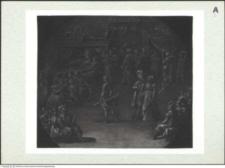 Vorderseite von The J. Paul Getty Museum [https://www.deutsche-digitale-bibliothek.de/content/lizenzen/rv-fz/] Die Hochzeit eines Patrizierpaares - , bh452396_recto. Foto.