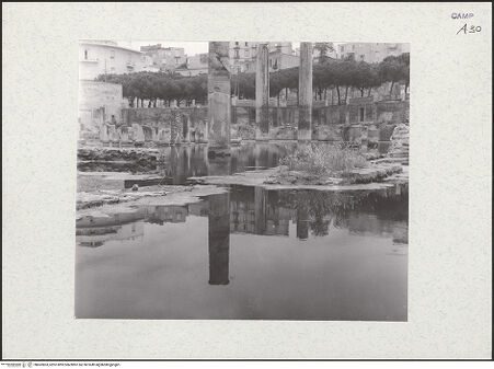 Vorderseite von Bibliotheca Hertziana [https://www.deutsche-digitale-bibliothek.de/content/lizenzen/rv-fz/] Serapeo (sog. Serapeum) - Teilansicht, bh452803_recto. Foto: Zallinger zu Stillendorf, Marlies von.