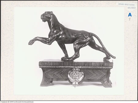 Vorderseite von Wallace Collection [https://www.deutsche-digitale-bibliothek.de/content/lizenzen/rv-ez/] Panther nach niederländischem Modell des späten 16. Jahrhunderts - , bh453507_recto. Foto.